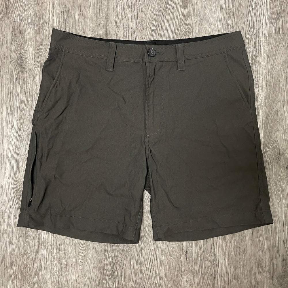 Prana Shorts Mens 34 Gray Stretch Zion Hiking Outdoor Performance 1965021